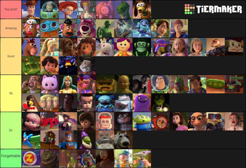 toy story characters all