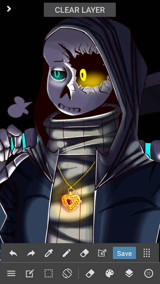 Axetale Sans [Art post] | Undertale AUs Amino