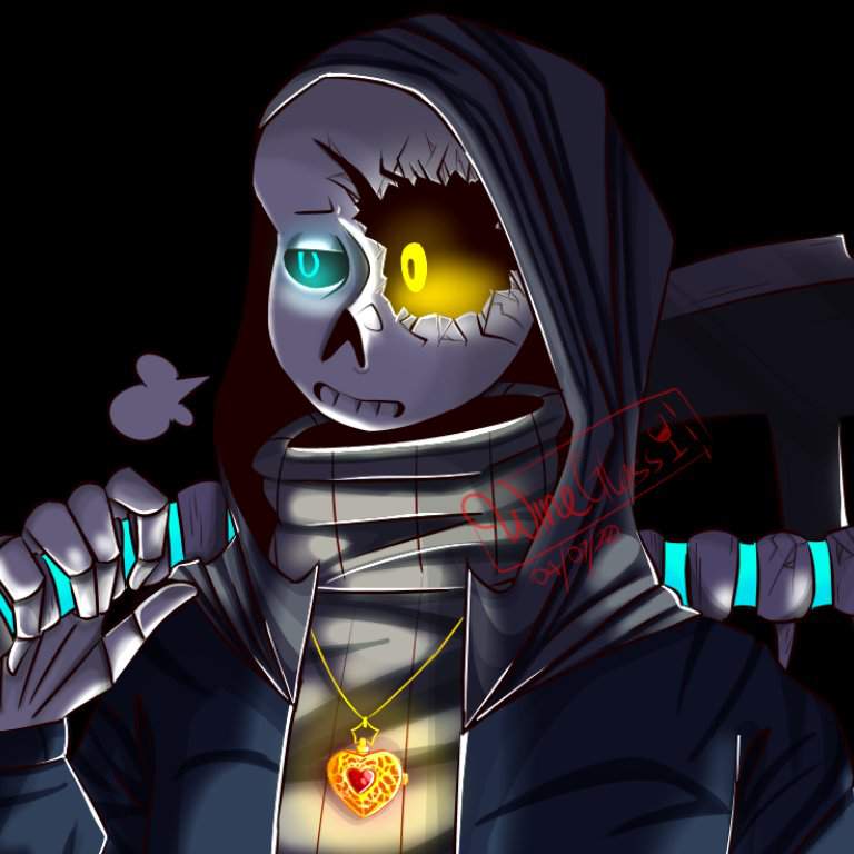 Axetale Sans [Art post] | Undertale AUs Amino