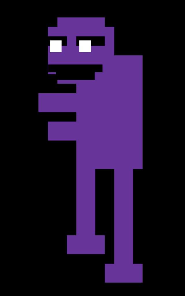 Pixel William Afton Purple Guythe Man Behind The Slaughter Pixel