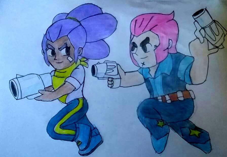 O Que Acharam Shelly X Colt Amino Brawl Stars Br Amino