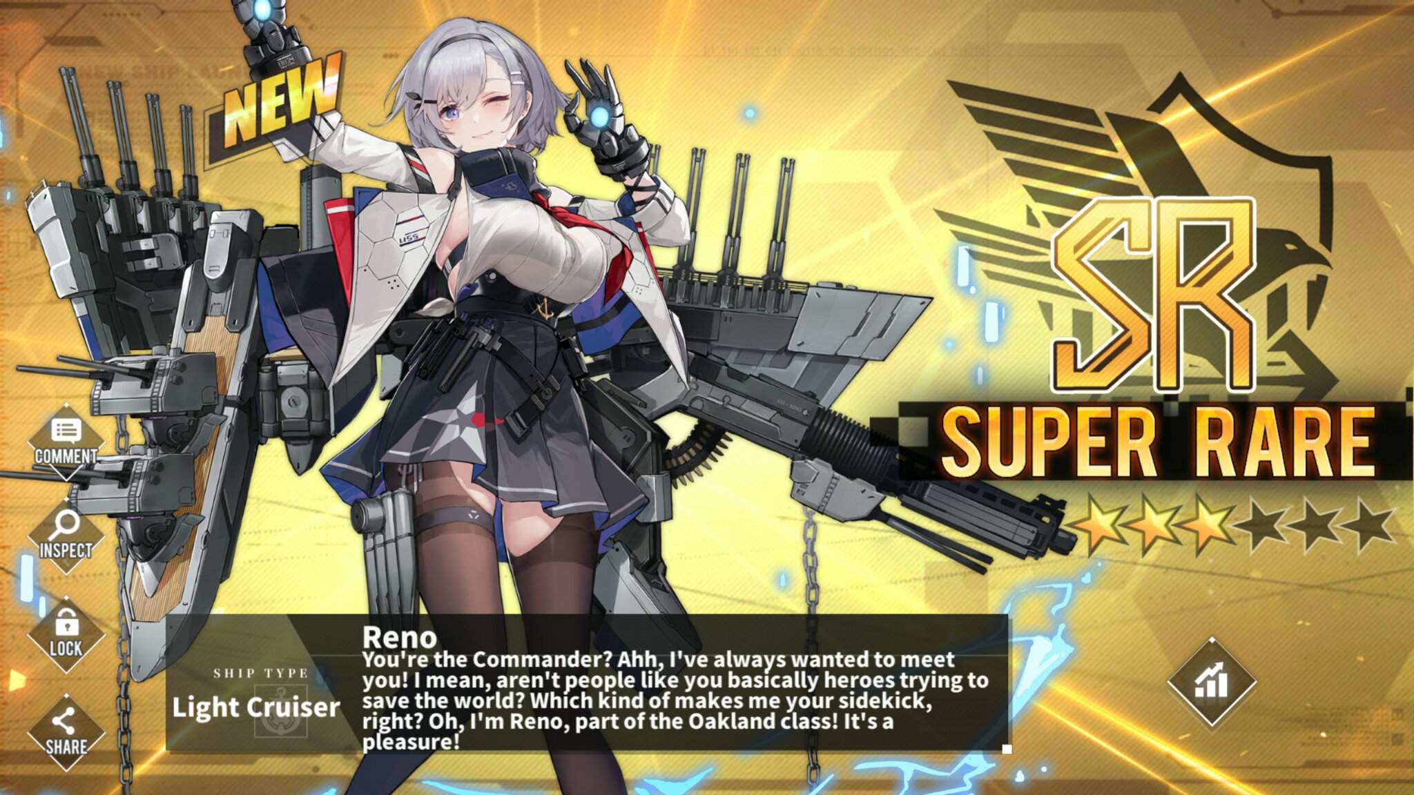 OMG!!!!! I finally got Reno!!! | Azur Lane Amino Amino