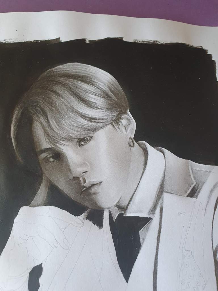 Yoongi || Portrait Drawing | ARMY's Amino