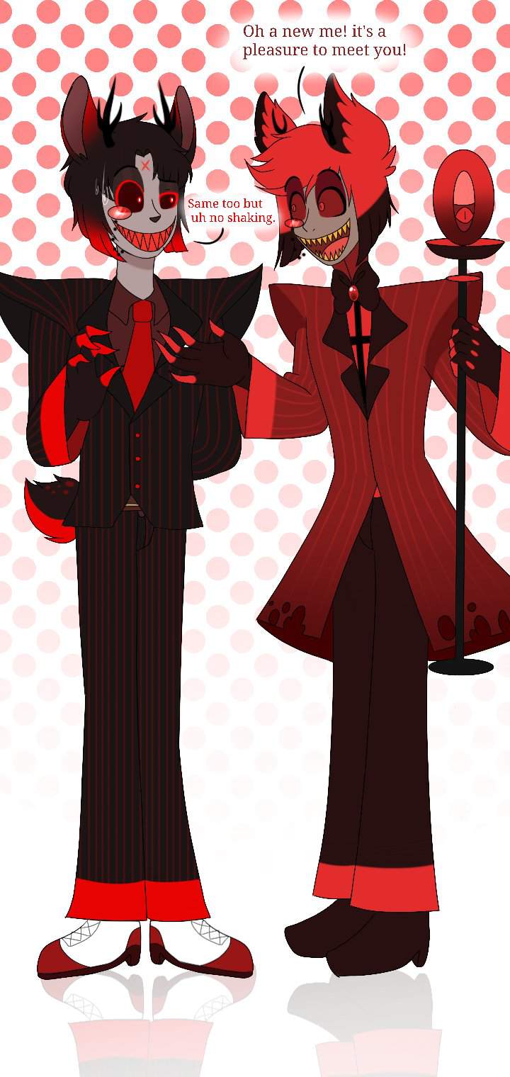 Alastor meets redesigned alastor | Hazbin Hotel (official) Amino