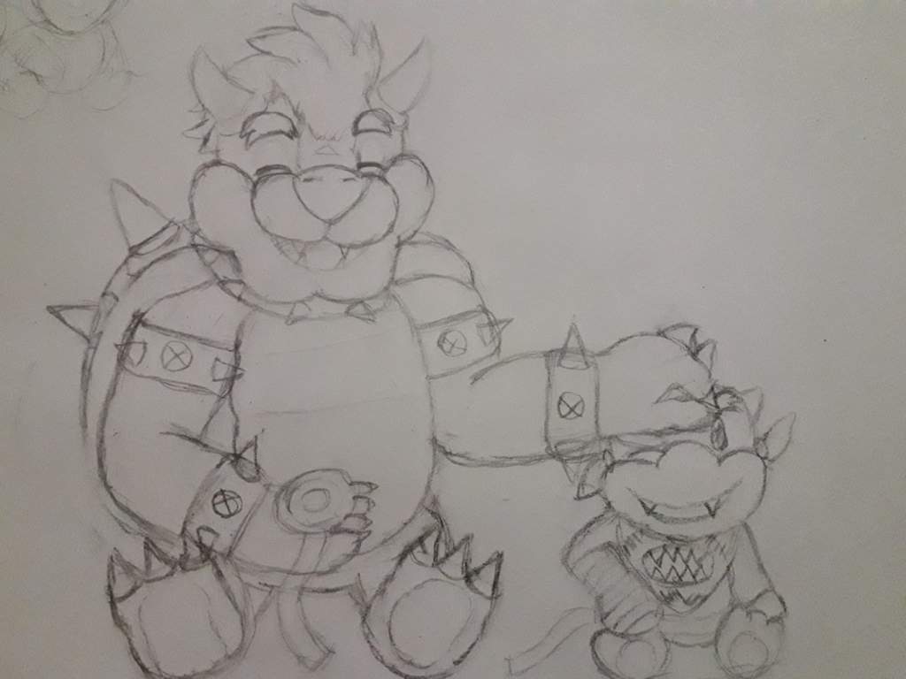 ƒαtհεɾ αηδ ςση Bowser Y Jr Fanart 🍄super Mario🍄amino🍄 Amino 0651