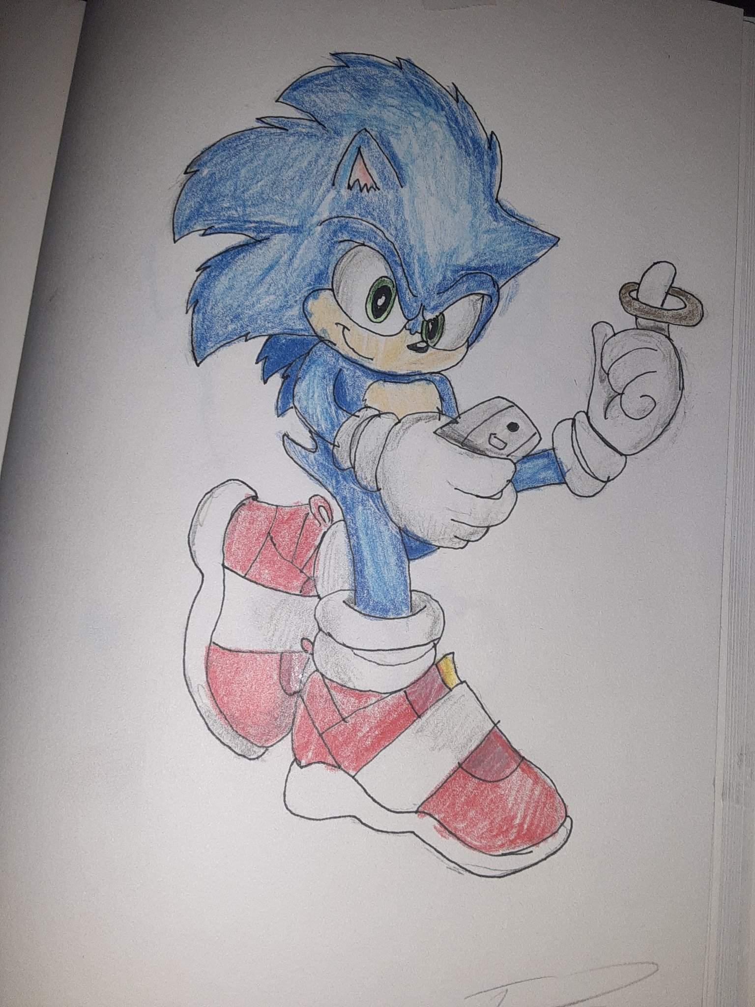 Movie Sonic Drawing | Sonic the Hedgehog! Amino