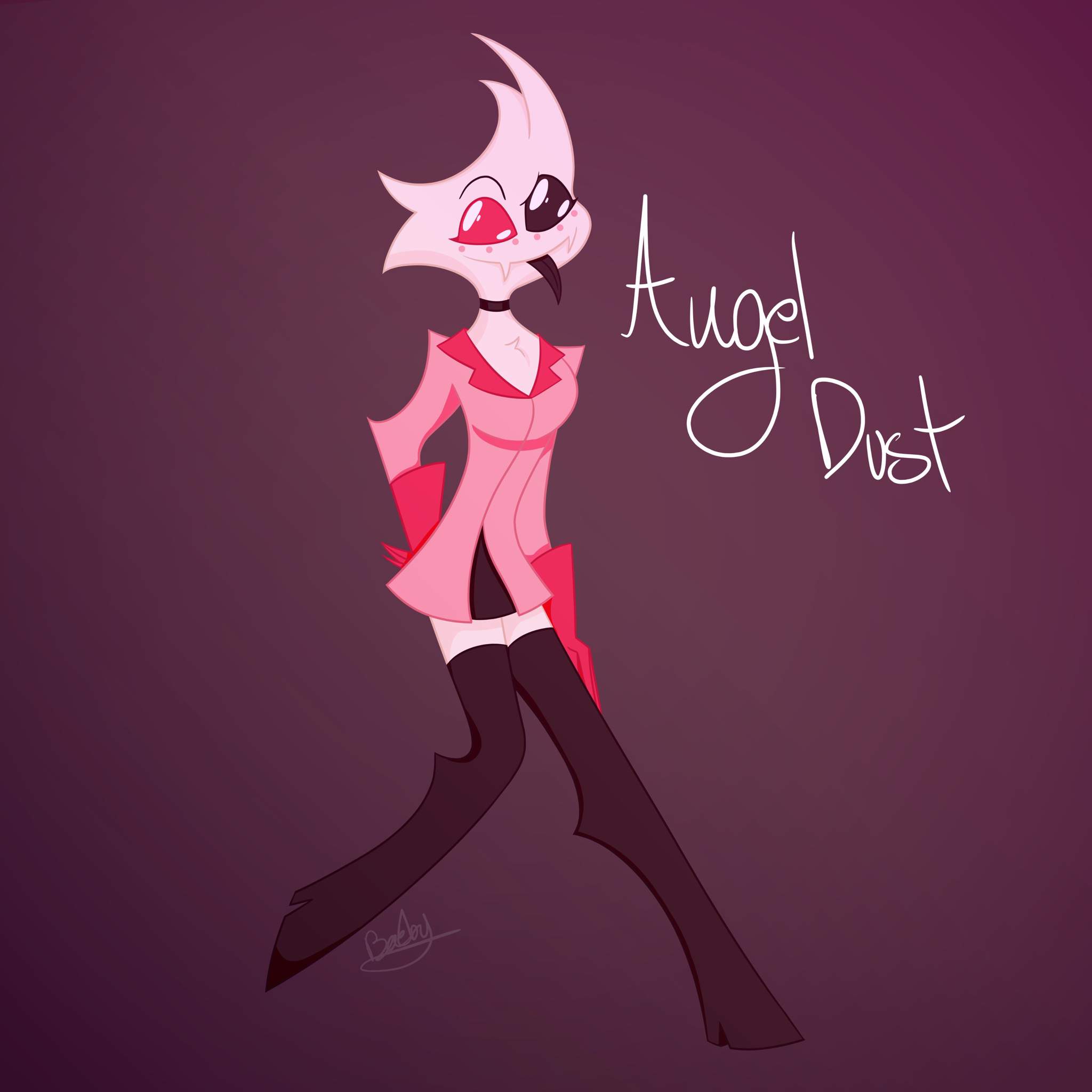 Hazbin Simplified Redesigning | Angel Dust | Hazbin Hotel (official) Amino