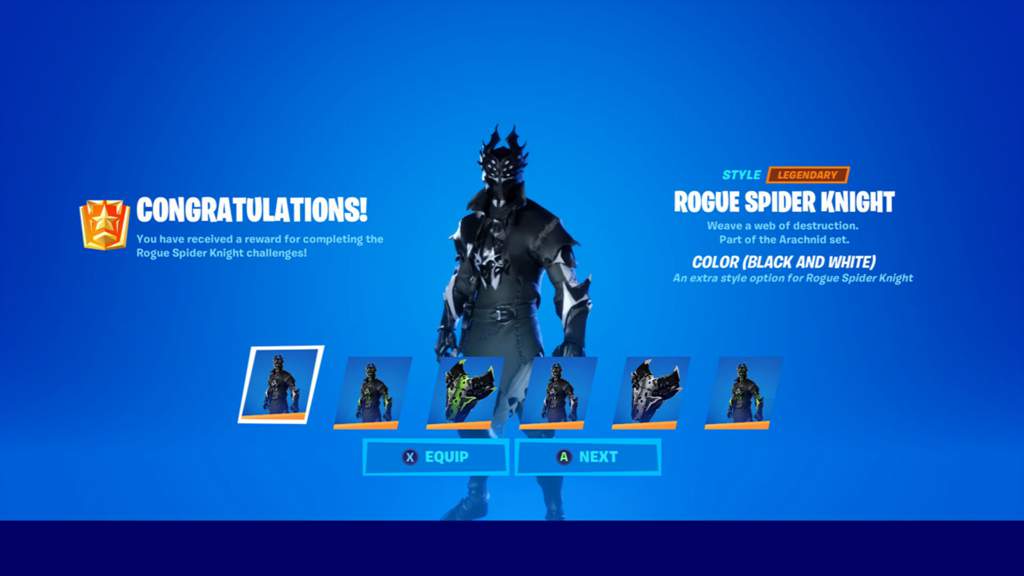 fortnite rogue spider knight