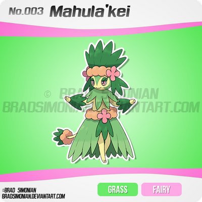 Hula Dancer Pokémons 