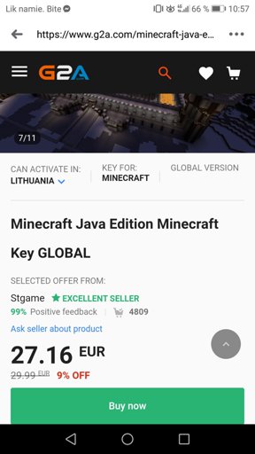 minecraft java g2a