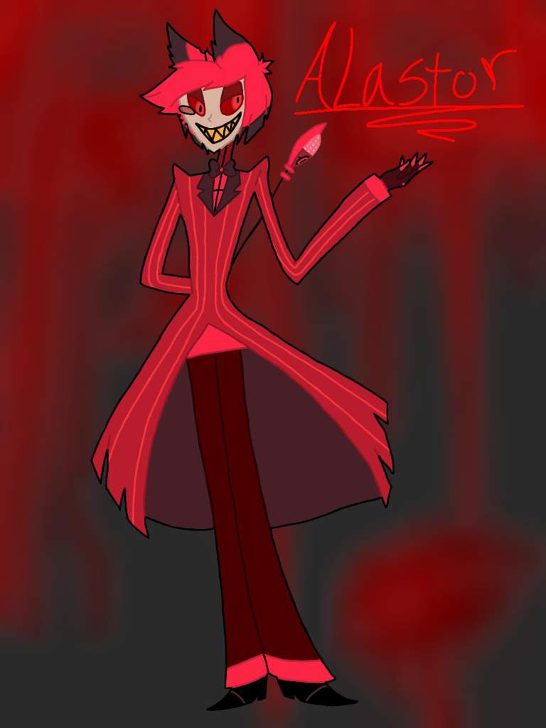 Alastor drawing update | Hazbin Hotel (official) Amino