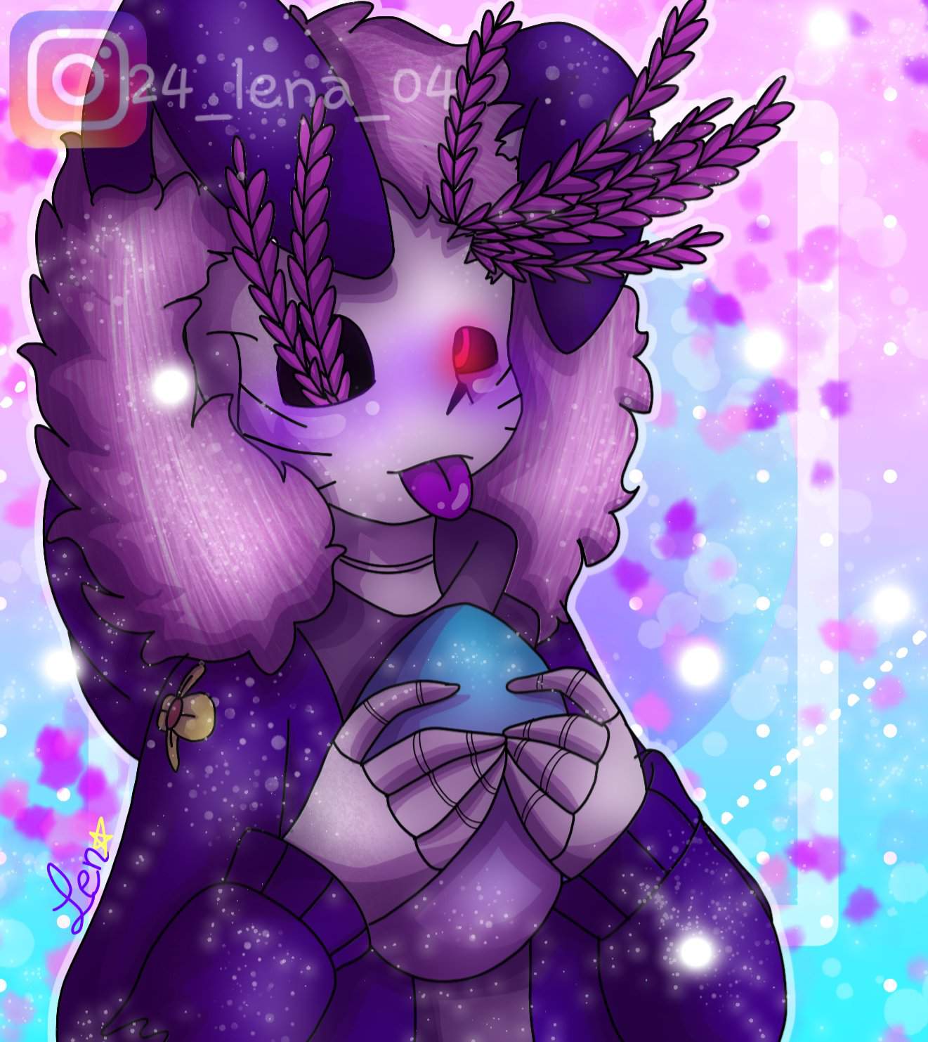 🐰Frohe Ostern!🐰 [Lavender! Horror art] | Undertale German ☆ Amino