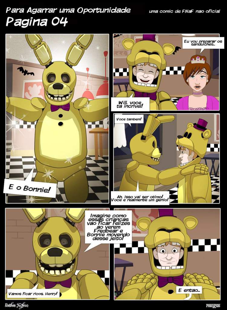 Para Agarrar Uma Oportunidade Parte 1 Tradução Five Nights At Freddys Ptbr Amino 2913