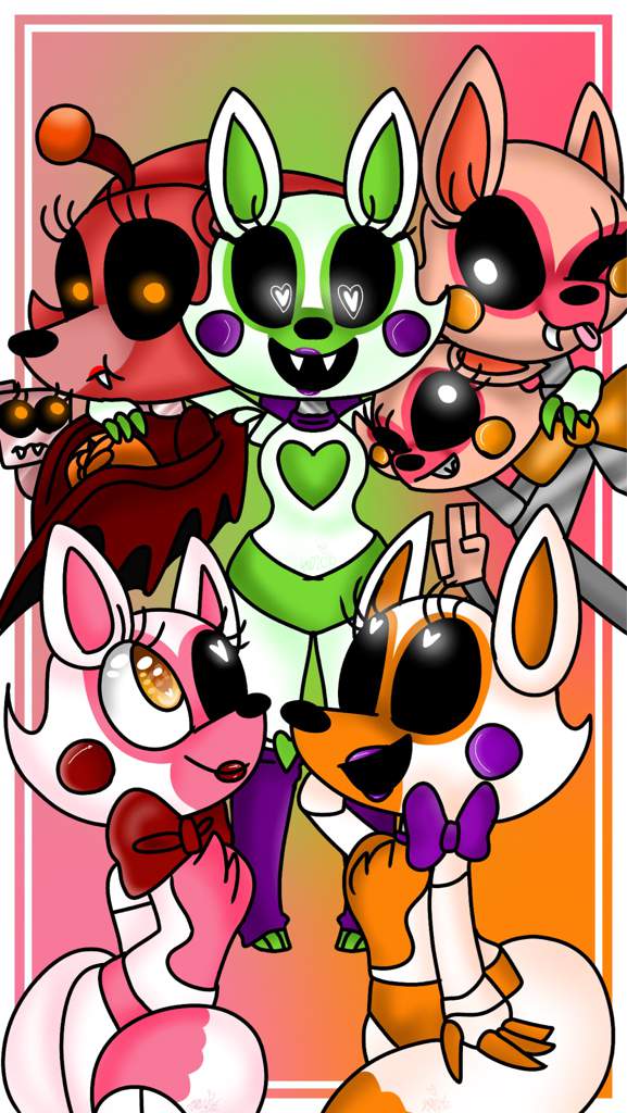 🎀Female Foxes || REDRAW!! 🎀 | Five Nights At Freddy's Amino