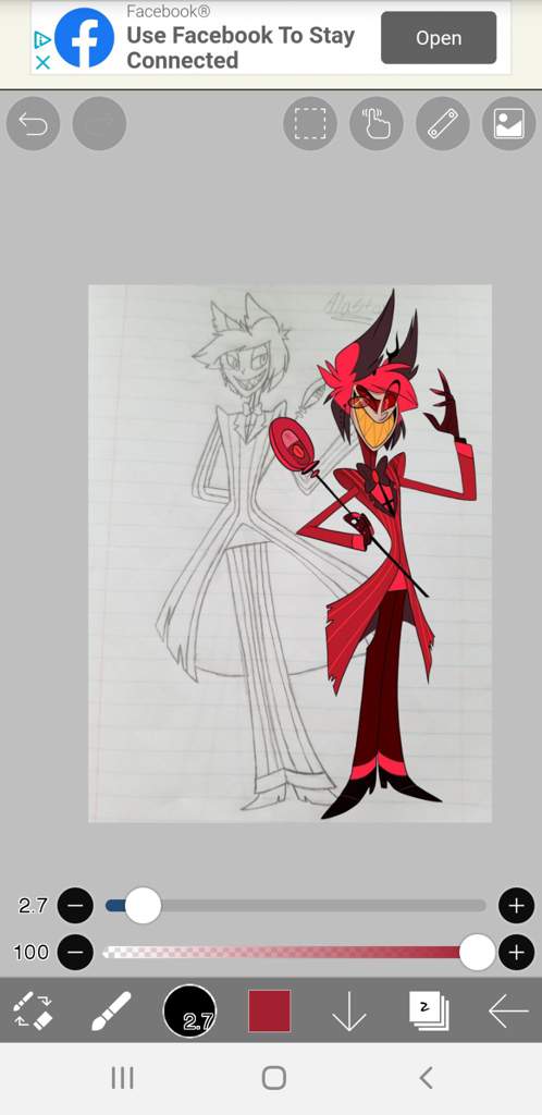 Alastor drawing update | Hazbin Hotel (official) Amino