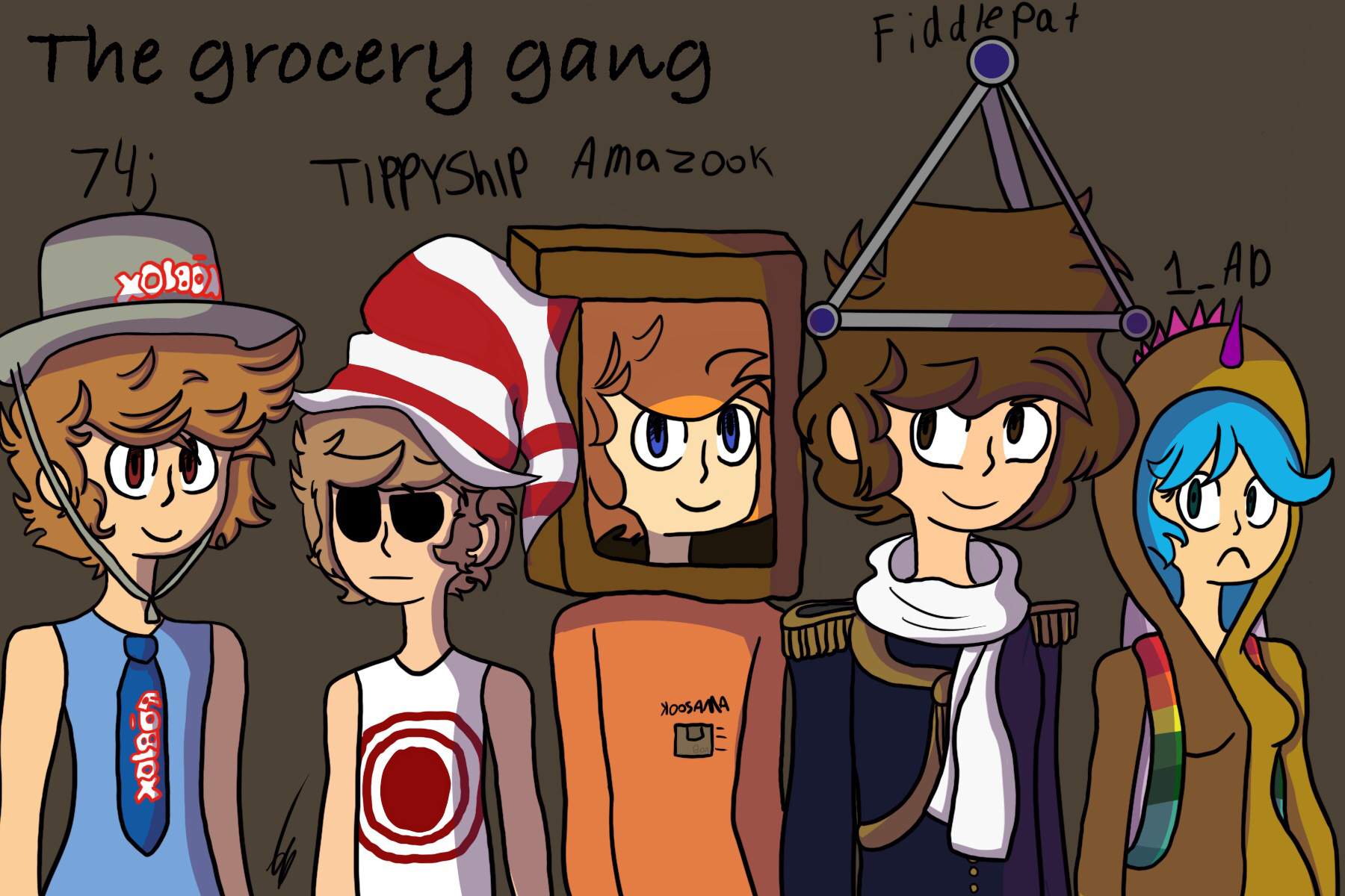 Grocery gang au | 🌎Eddsworld🌎 Amino