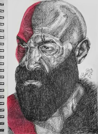 GenderBent kratos sketch | God Of War Amino