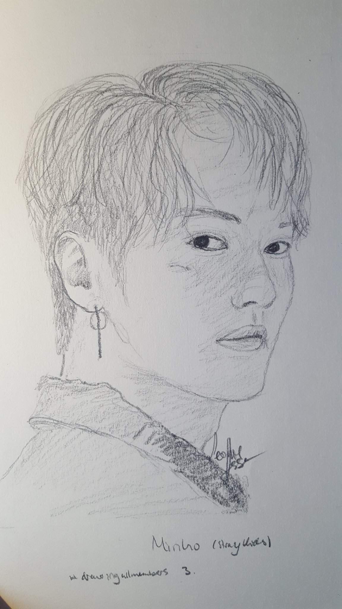 Minho drawing♡ | STRAY KIDS STAN GERMAN Amino