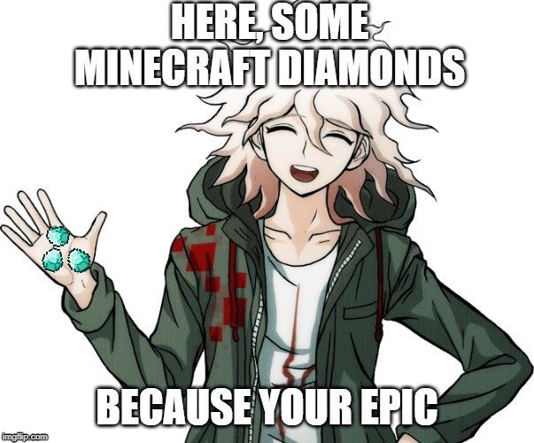 Nagito with some diamonds and good advice for all of you guys | Danganronpa  Amino