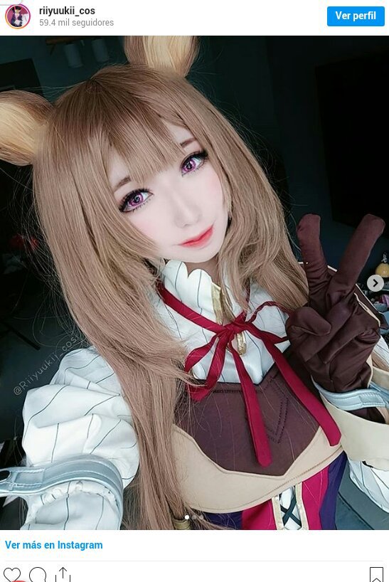 Tate no Yuusha no Nariagari: Riiyuukii revela un tierno cosplay de ...