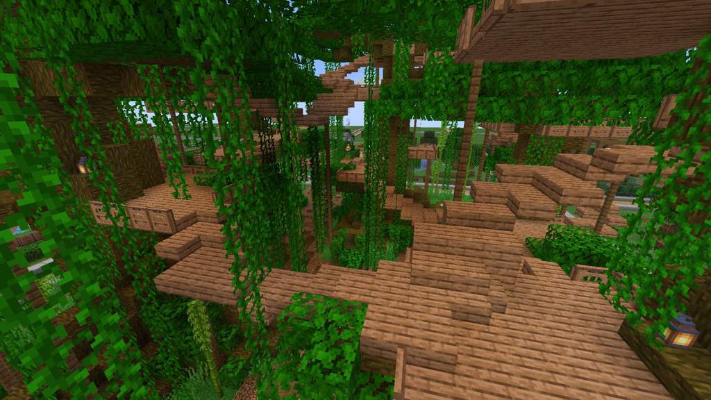 jungle treehouse build minecraft amino