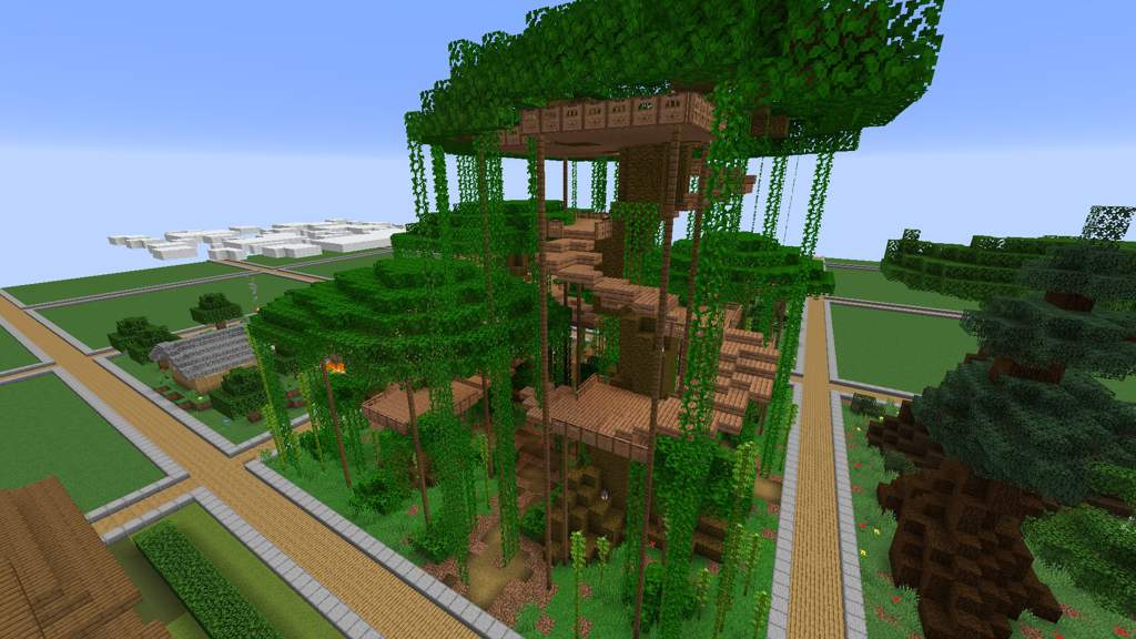 jungle treehouse build minecraft amino