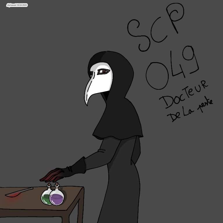 Dessin de scp 049 | SCP Fondation [FR] Amino