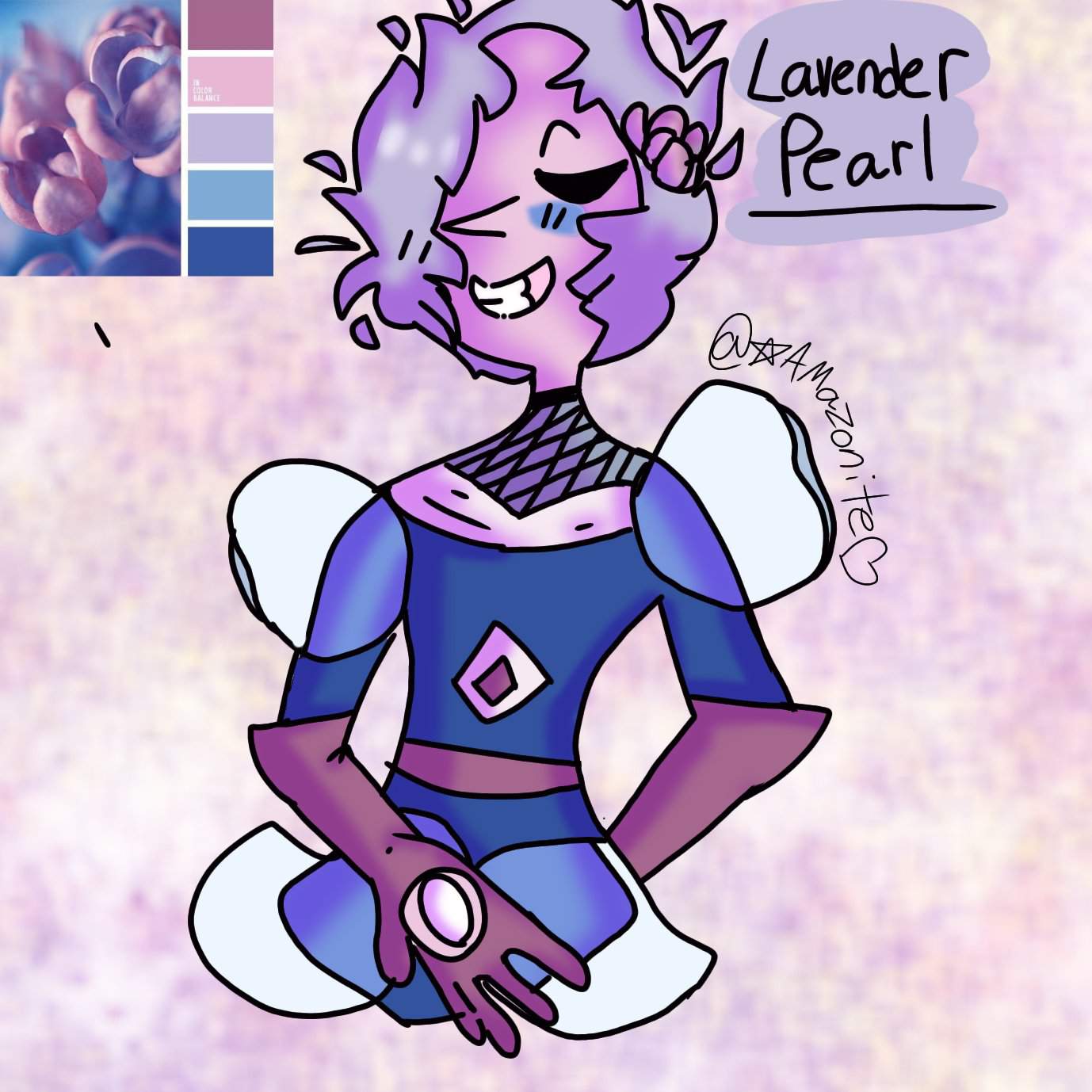 Lavender Pearl for a colour palette contest- | Steven Universe Amino