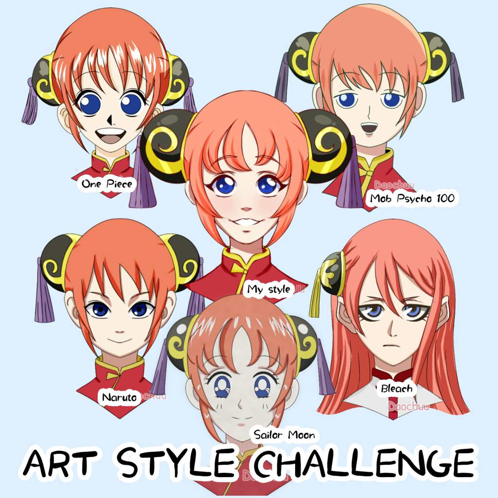 Kagura 6 Art Styles Challenge Anime Amino