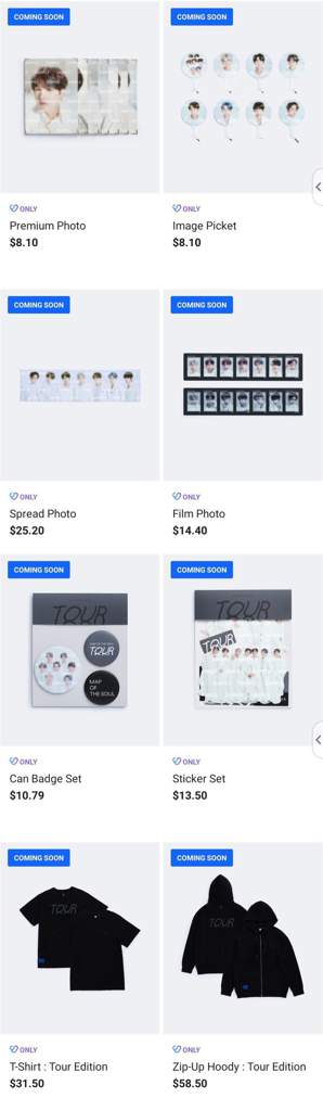 BTS Map of the Soul Official Merch - MOTS TOUR | ARMY's Amino