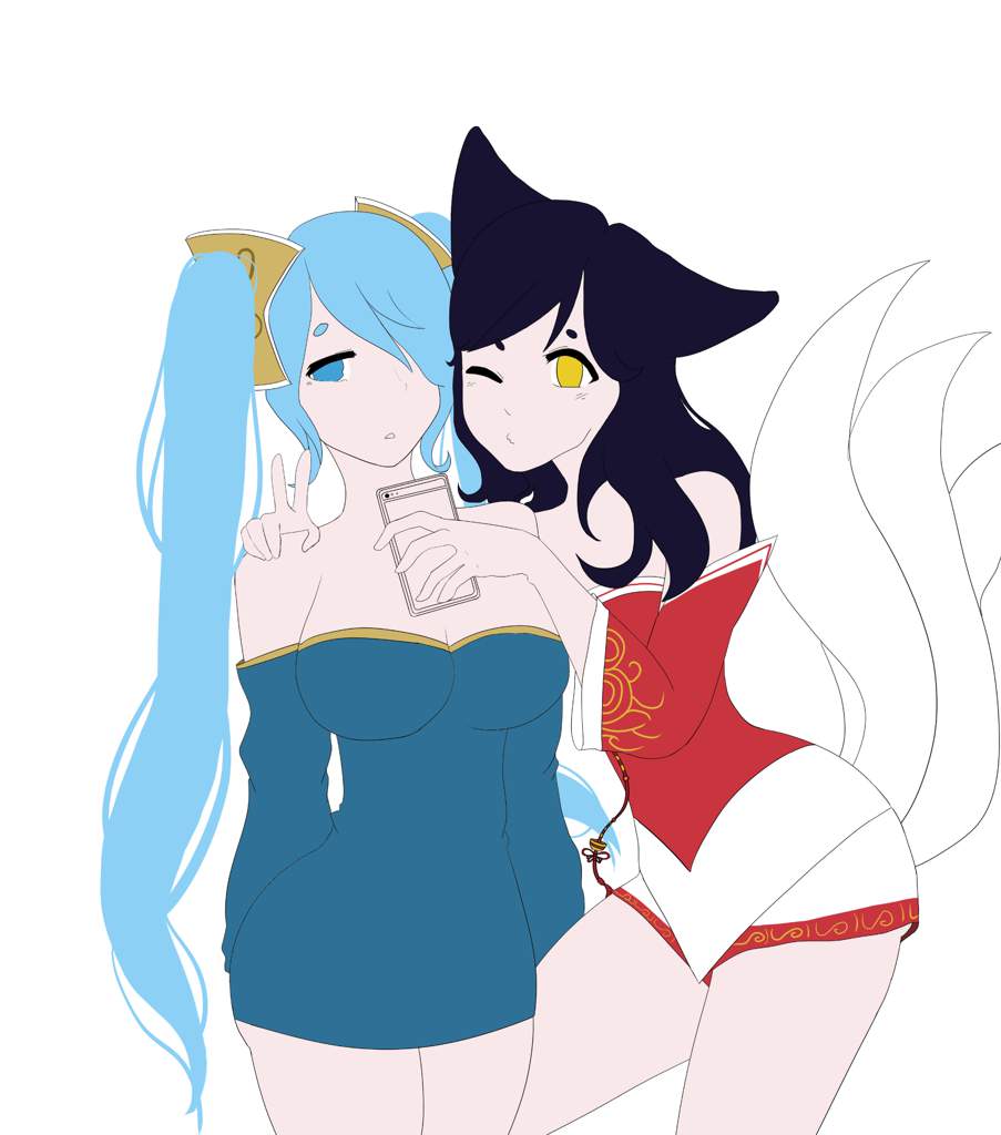 Ahri And Sona Fanart League Of Legends Official Amino 