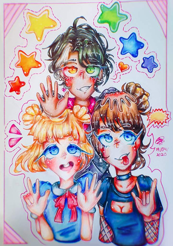 Rainbow Trio Official Sony Sketch Amino - lmao roblox rainbow