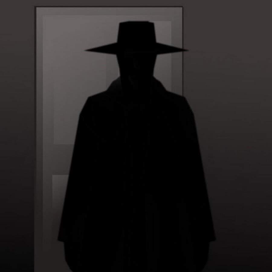 Человек в черной шляпе