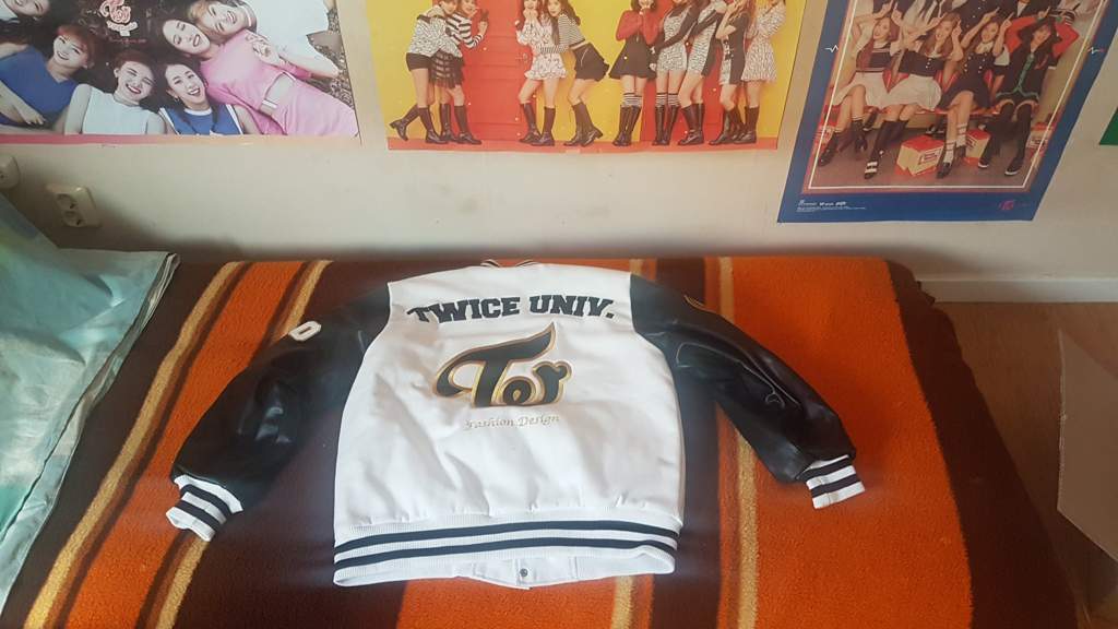 Finally I Receive My Twice Official University Varsity Jacket N N Twice 트와이스 ㅤ Amino