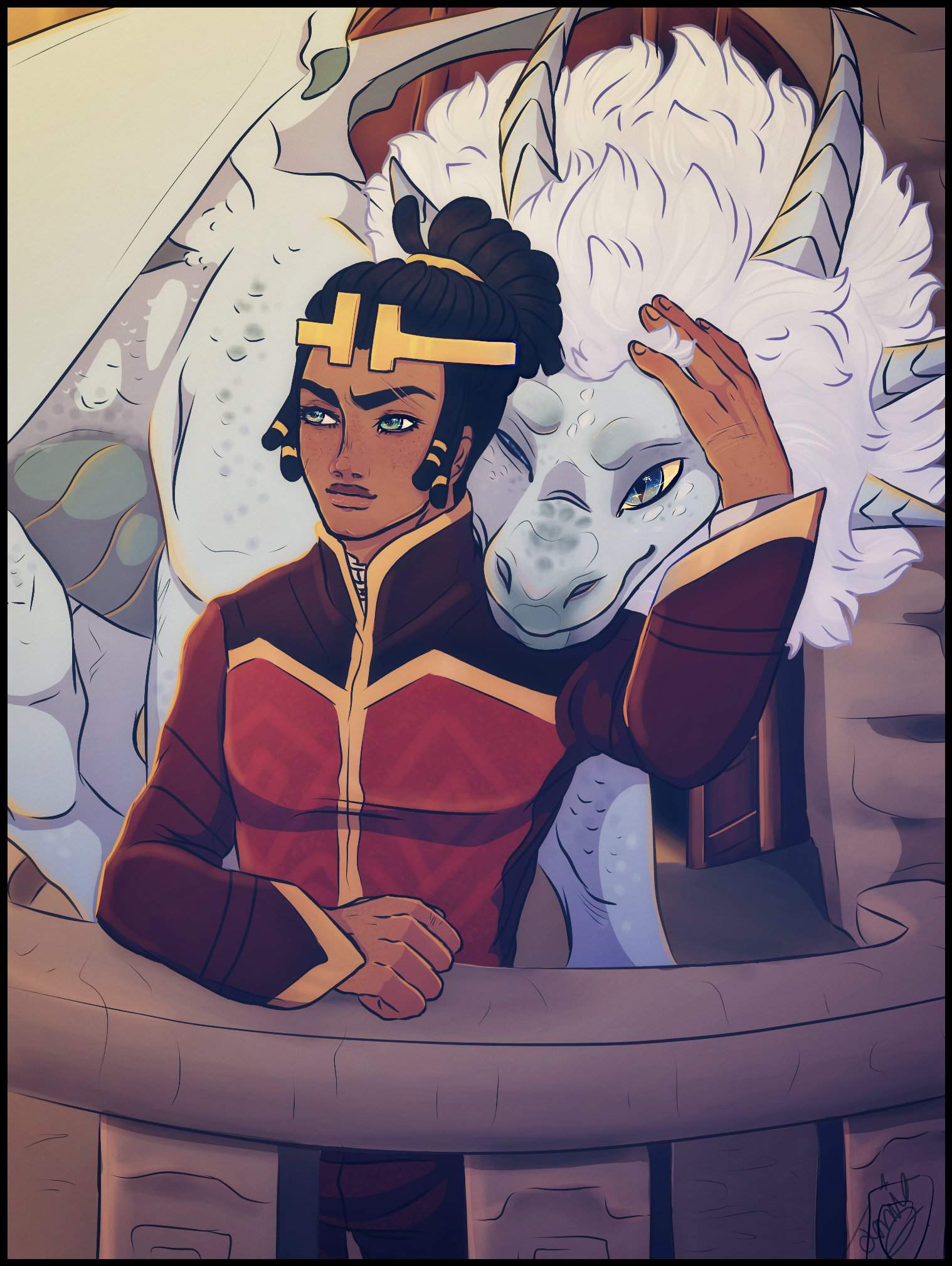 (Older) King Ezran and Prince Azymondias | The Dragon Prince Amino Amino