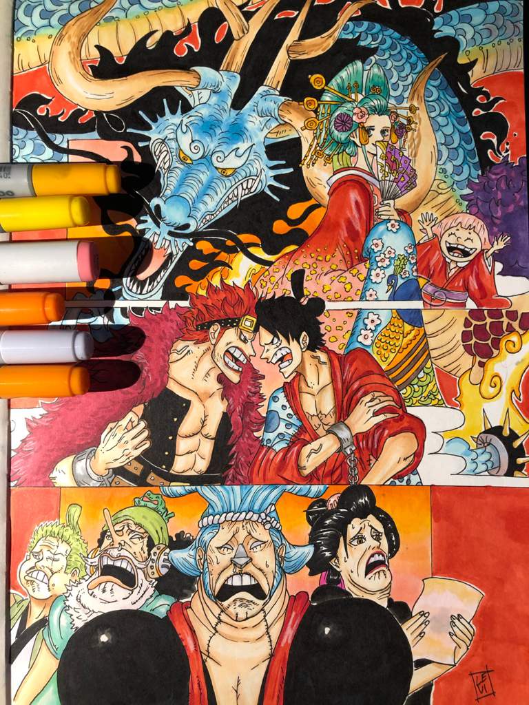 One Piece cover drawing • | One Piece Amino