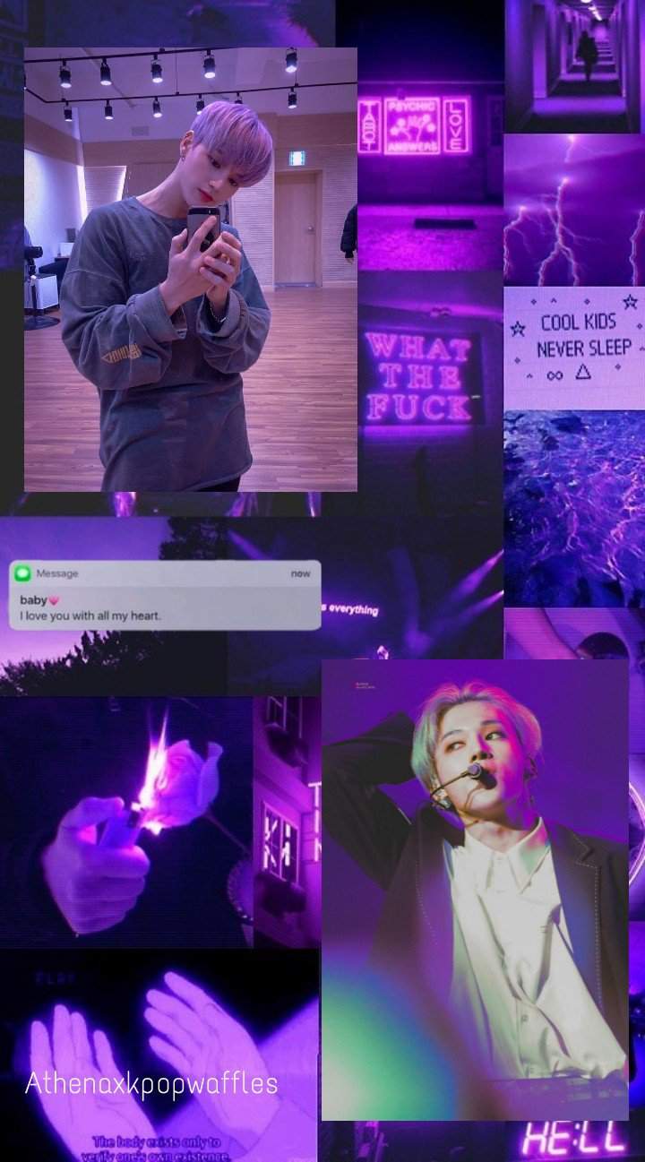 Wooyoung purple aesthetic edit! Hope you guys like it! | ATEEZ AMINO Amino