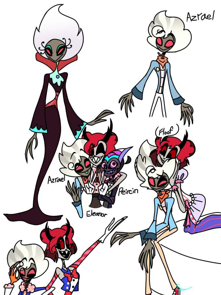 Floofy haired boi doodles | Hazbin Hotel (official) Amino