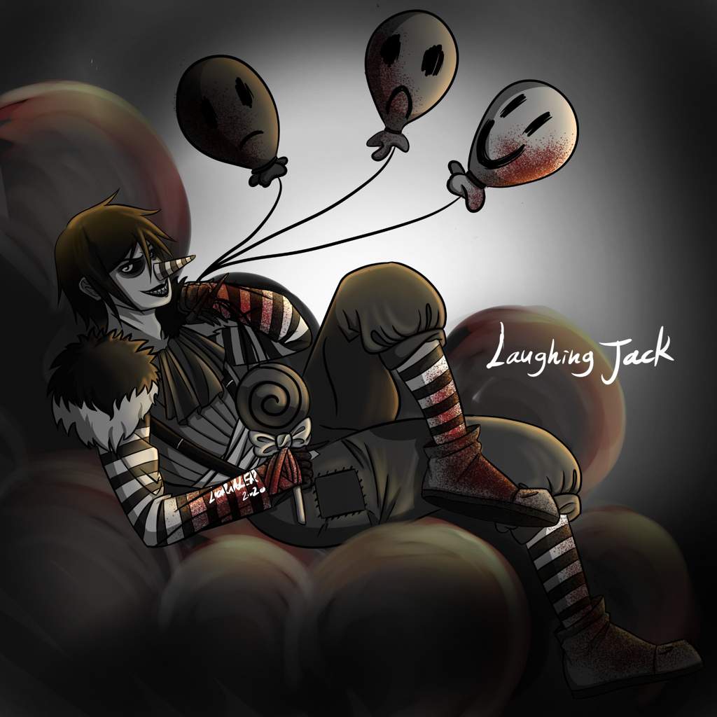 I tried to draw Laughing <b>Jack</b> MrCreepyPasta Amino.