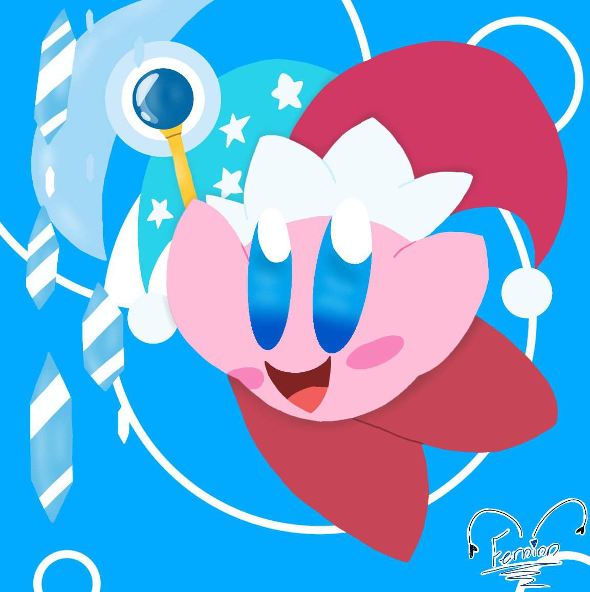 Mirror Kirby and Artist Kirby 💙 | DeviantART/Artists Amino