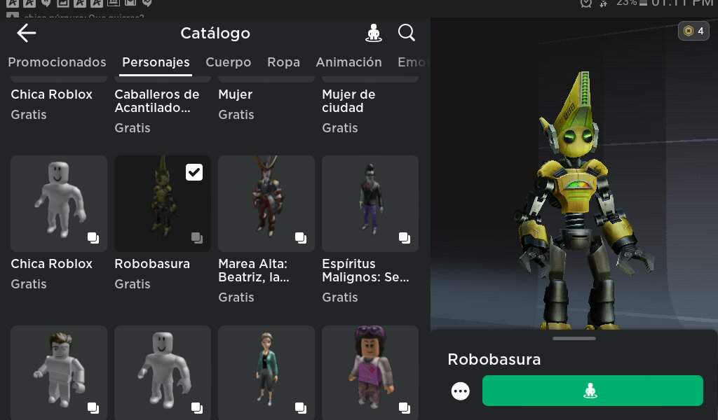 Todos Los Personajes Gratis Roblox Amino En Espanol Amino - mujer ropa gratis para roblox