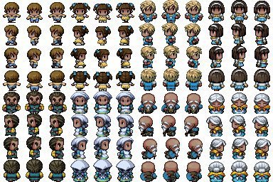 Npc animation. RPG maker VX Ace characters. NPC Sprite 2d. 2d NPC Sprite 32 bit. 32x32 character.
