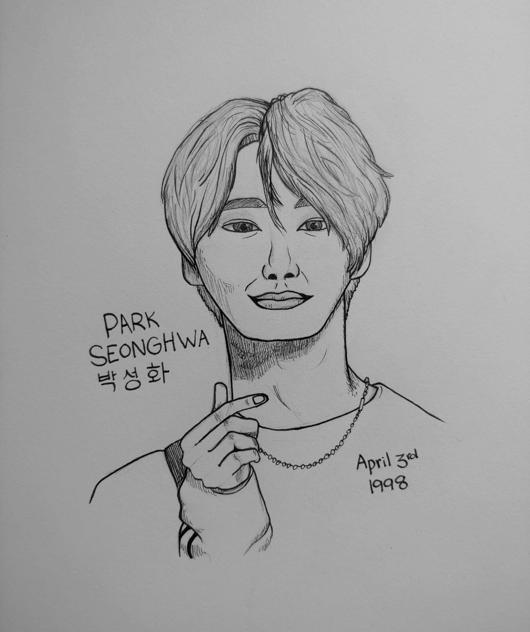 Seonghwa Drawing | ATEEZ 에이티즈 AMINO Amino