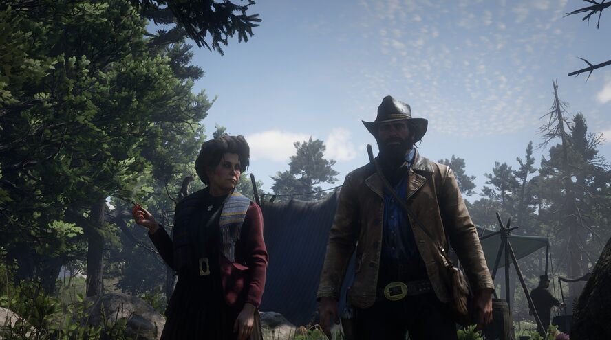 Arthur Morgan and Susan Grimshaw | The Red Dead Redemption Amino