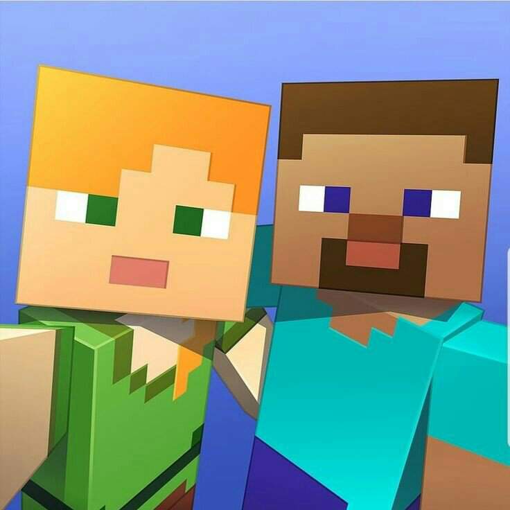 minecraft steve and alex plush