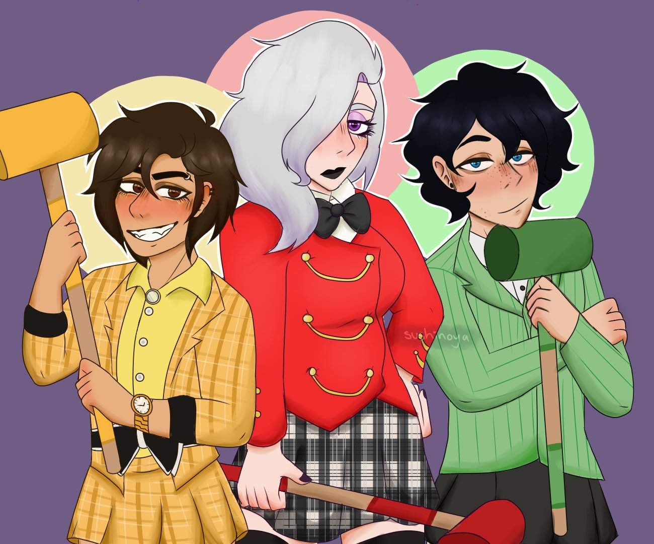 shadow knights but theyre the heathers | Aphmau Amino