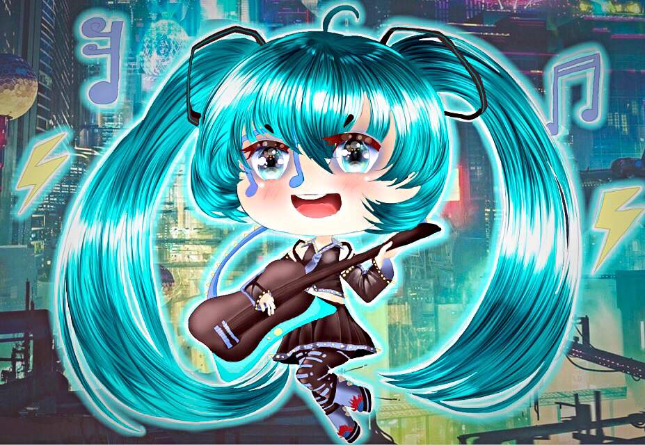 🎵•cyberpunk Miku•🎵 