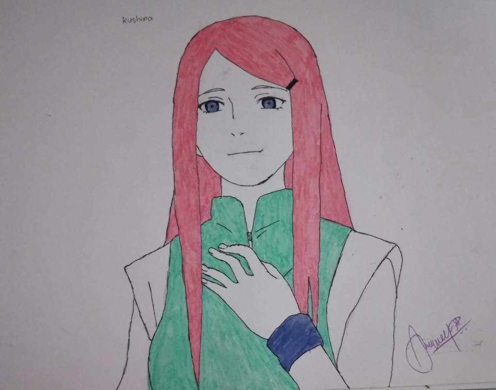 Uzumaki Kushina art(i draw) | Anime Amino