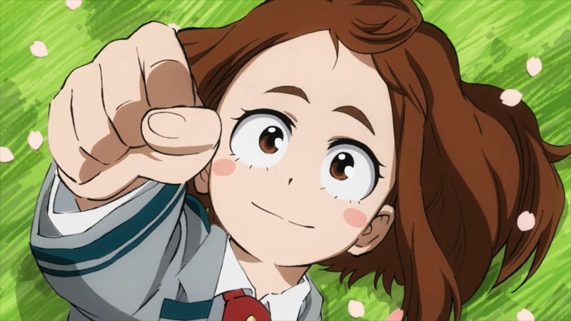 Uraraka Es Como Hinata O Personaje Enamorado Gen