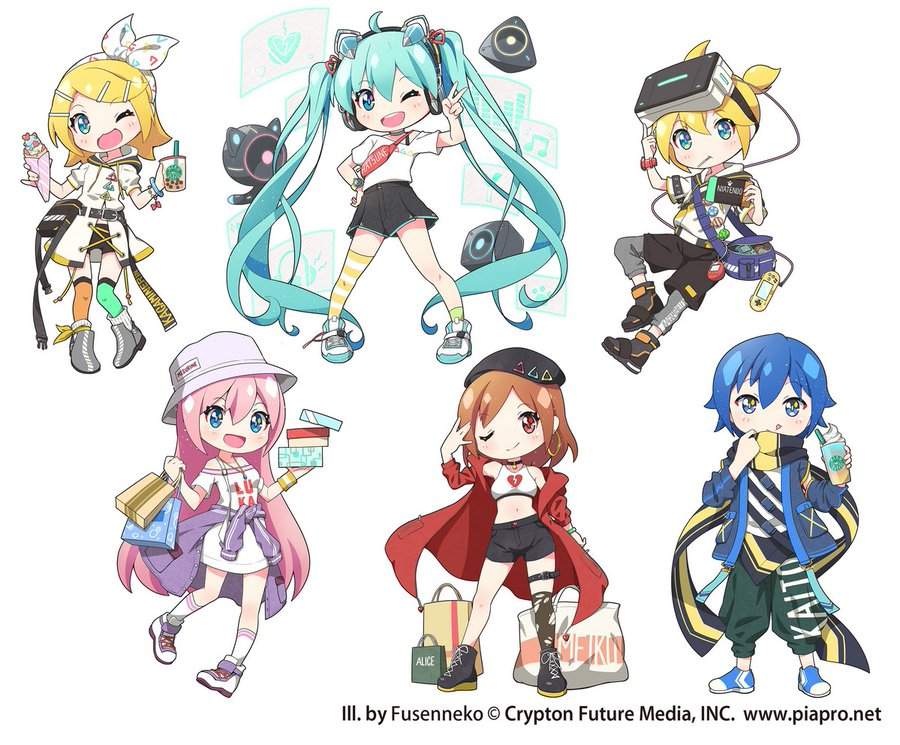 hatsune miku chibi facebook cover